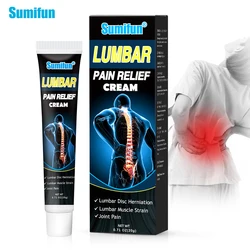 Sumifun 2pcs Lumbar Pain Relief Cream Neck Back Joint Knee Joint Bone Pain Plaster Herbal Extract Lumbar Muscle Strain Ointment