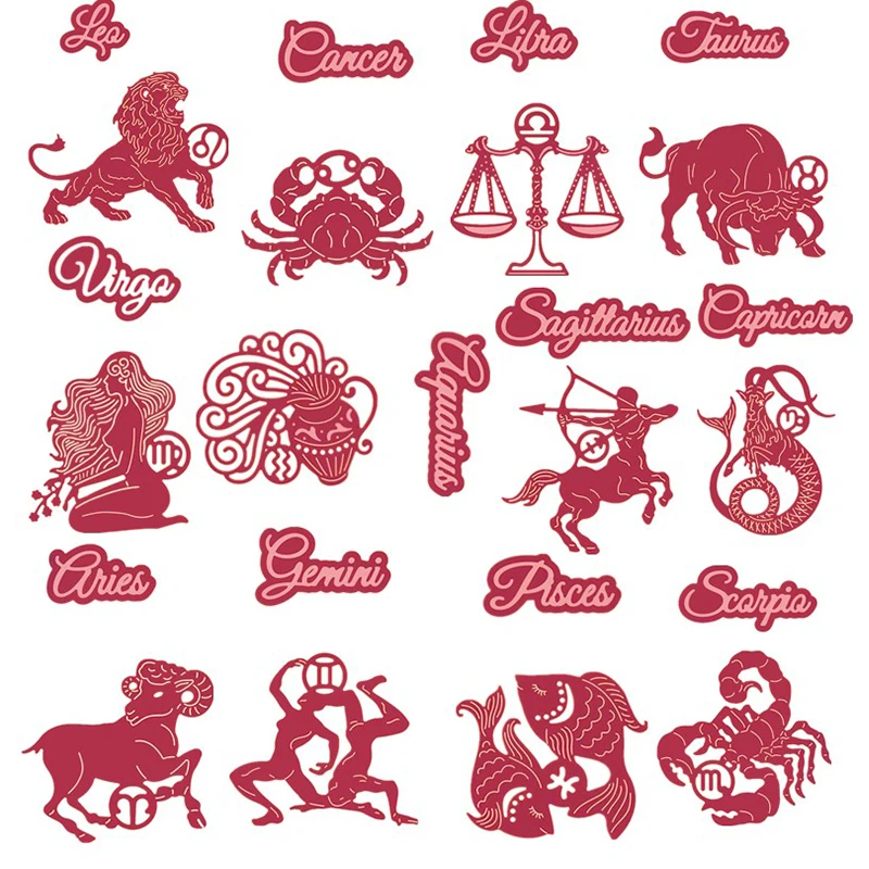 

Various Reptiles Crabs Horses Constellation Graphics Metal Cutting Dies Stencil DIY Card Album Embossing Crafts Cut Die 2019