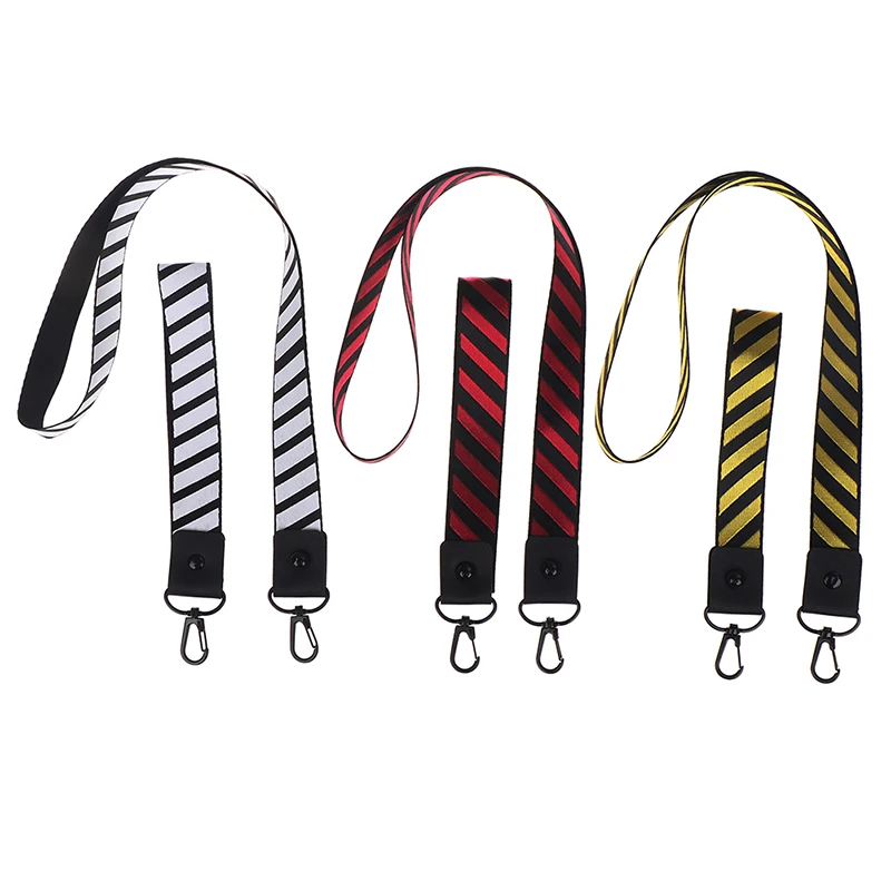 Mobile Phone Straps Fashion Neck Lanyard Anti-lost Stripe Wrist Lanyard Rope For Phone Camera Keys ID Card Holder Hang Rope
