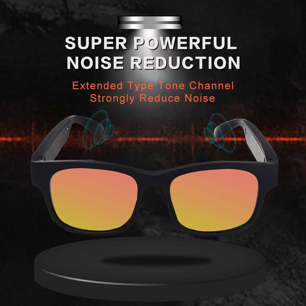 Bluetooth Music Sun Glasses Smart Bluetooth 5.0 stereo headset outdoor sunglasses outside the speaker IP7 waterproof
