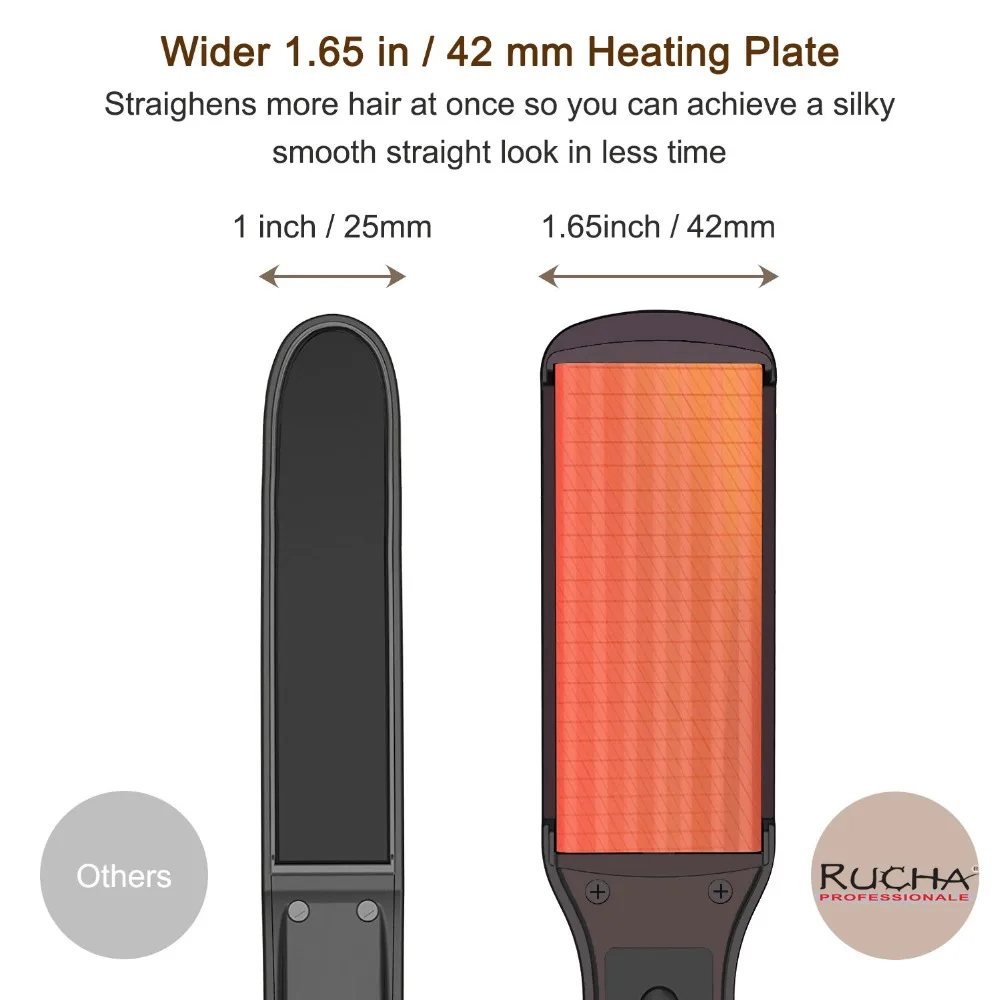 RUCHA korean keratin wide plate size flat irons1 (6)