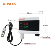 KONLEN Tuya WIFI Temperature Thermometer Humidity Hygrometer Detector Alarm Sensor Smart Life App Home Thermostat Controller - Image 4
