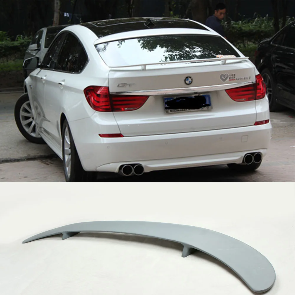 Для BMW 5Series GT HM Style FRP праймер задний багажник спойлер крыло 2010 2013|spoiler wing|trunk lip