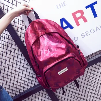 

2020 New Korean Version of The Wild Oxford Cloth Backpack Female Camouflage High School Student Bag Travel Backpack Mochilas