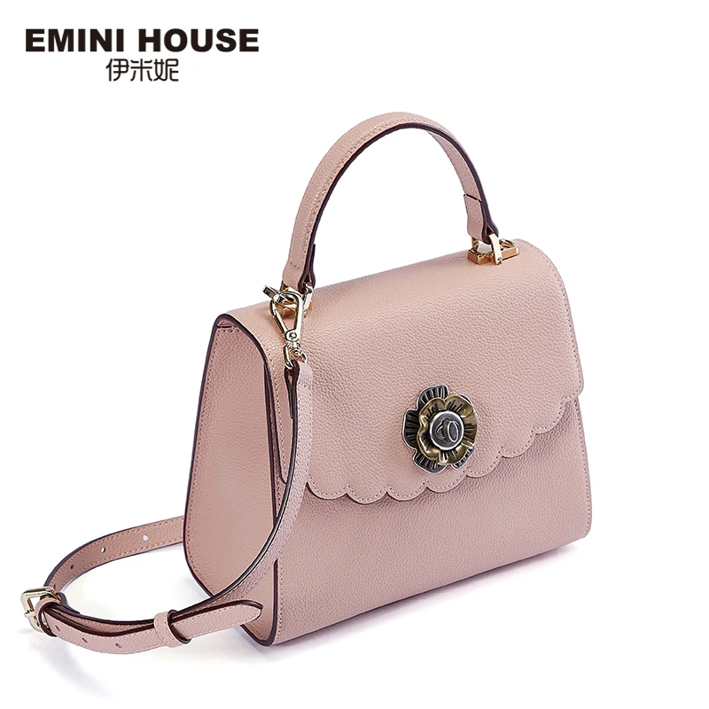 EMINI HOUSE Camellia сумочка Роскошные сумки женские сумки дизайнерские сумки через плечо для женщин сумка через плечо сумка-мессенджер