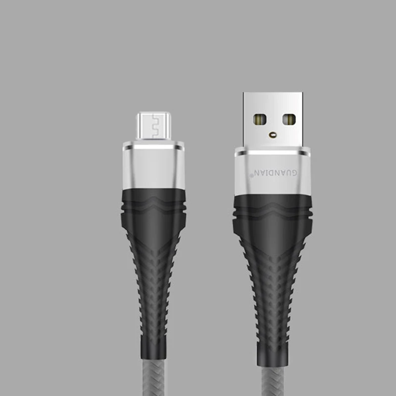 Android gray 3а Быстрая зарядка высокая сила тока 1m1. 5m2m USB кабель для передачи данных для ios Android type-c USB флэш-кабель для зарядки данных - Цвет: Android gray