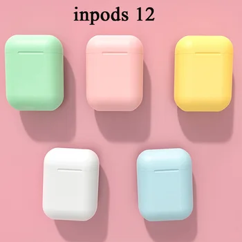 

2020 new inpods 12 wireless bluetooth 5.0 headphones super bass audio earbuds for Android Apple Huawei Xiaomi PK i7s i9s i11 i12