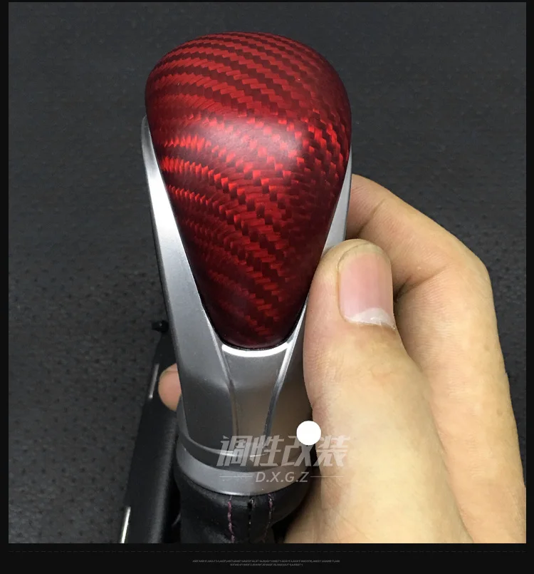 Подходит для Honda SPIRIOR 2009 углеродное волокно ручка переключения передач рычаг рычага переключения передач головка шара