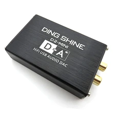 ES9018K2M Audio Decoder DAC HIFI USB Sound Card Decoding Support 32Bit 384KHz for Amplifier Home Theater RCA Output