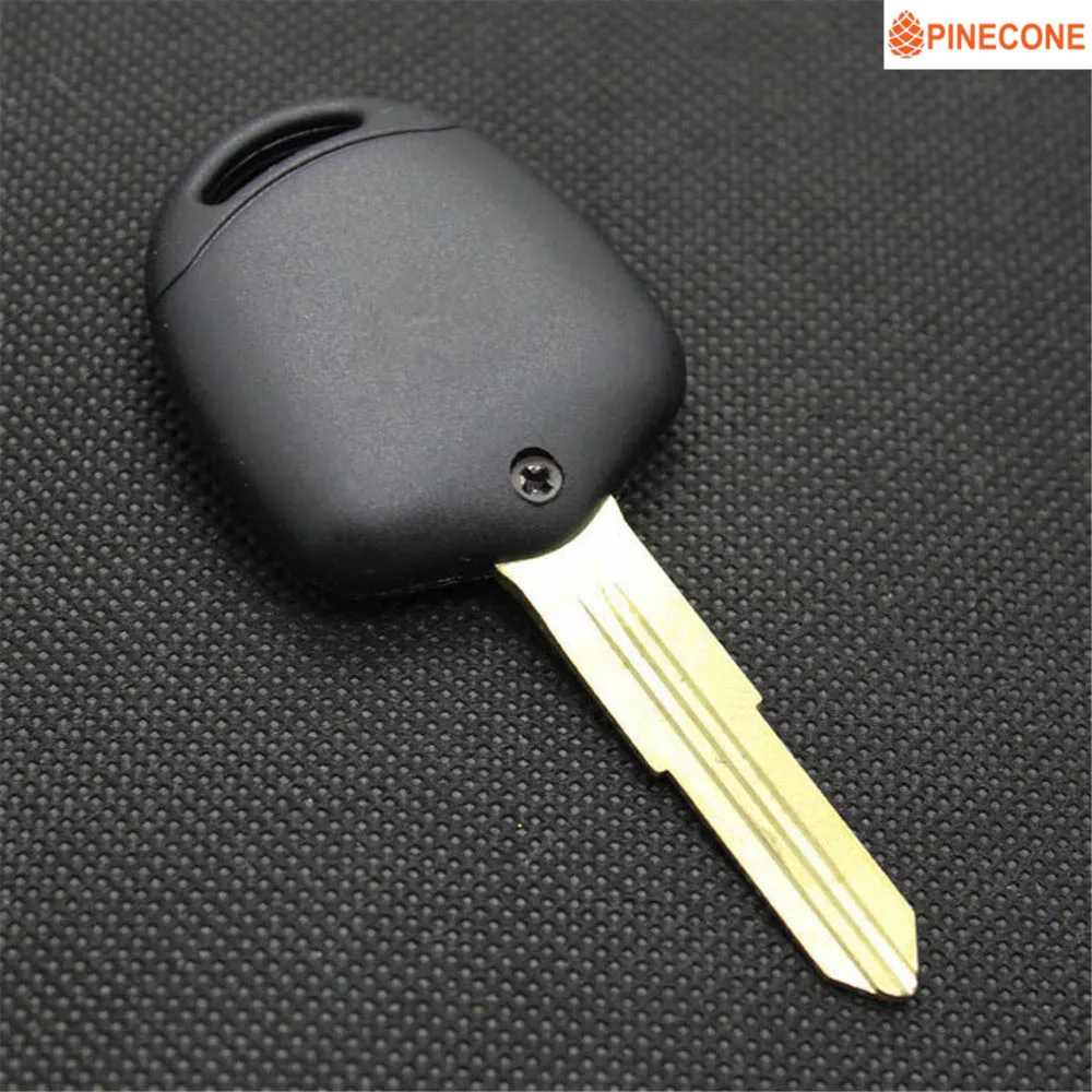 PINECONE для MITSUBISHI ASX OUTLANDER GRANDIS PAJERO, спортивный Автомобильный ключ, 2 кнопки с канавкой справа, неразрезанное лезвие, 1 крышка для ключа, 1 шт