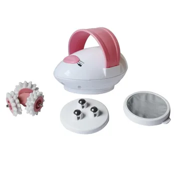 

3D Roller Electric Body Shaping Massager Vibrating Shiatsu Rolling Handheld Anti-Cellulite Full Body Sliming Massage Tool