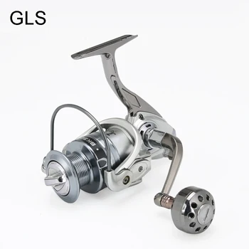 

New No Gap Metal Spinning Fishing Reel 7+1BB Fishing tackle Feeder Carp Fishing Wheel BK2000-7000