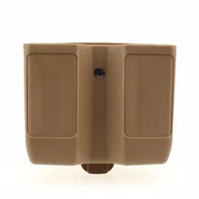 Универсальный Тактический военный двойной подсумок для магазинов крепежный элемент для магазина мешочек поддерживающий ремень клип чехол для 1911 M92 P226 Glcok USP