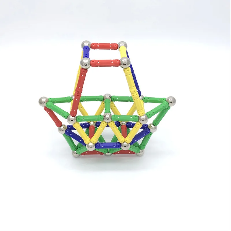 Креативные Развивающие игрушки DIY, металлические шарики, Детские магнитные строительные блоки, игрушки, математические геометрические различные аксессуары