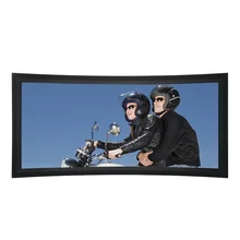 

170 inch Cinema Projection Screen Curved Fixed and Frame Projector Screens HD Suit For 3D Cinema Display