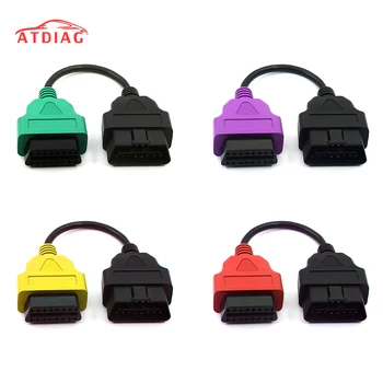

Best quality4PCS/lot High Quality for fiatecuscan OBD2 Connector Diagnostic Cable For Fiat ECU Scan MultiECUScan Cable for Fiat