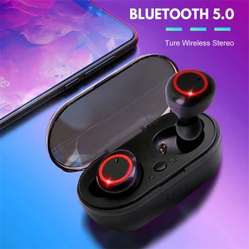 

TWS Bluetooth 5.0 headphone Wireless Bluetooth headphone hi-fi stereo sports headphone with microphone, for Xiaomi iPhone