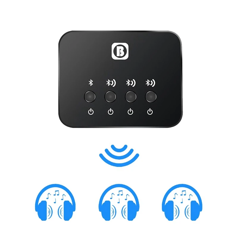 ABKT-2in1 Bluetooth беспроводной аудио передатчик приемник 3,5 мм Музыкальный адаптер ТВ HIFI