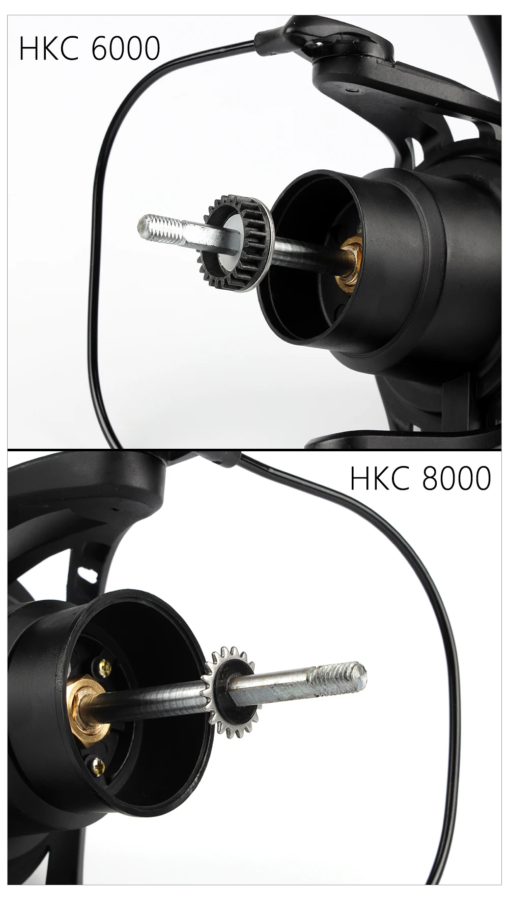 Carretel de Pesca Carretel de Metal 7 + 1 W.p.e Novo Carretel Max Arraste 14.5 kg Bbs 4.1: 1 Relação Engrenagem Carpa Peixe Enfrentar Fiação Hkc 6000 8000 11 8000 carretel max arraste 14.5 kg 7