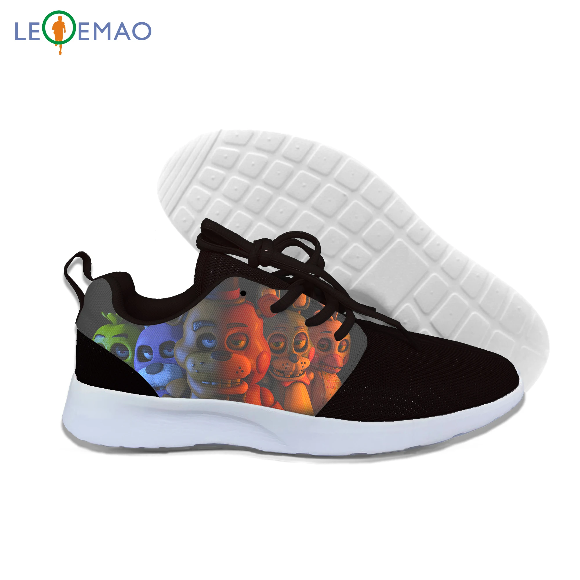 

Sports Shoes Sneakers Hot Fnaf For High Quality Harajuku 3D Printing Fnafs Running Walking Gym Shoes Men