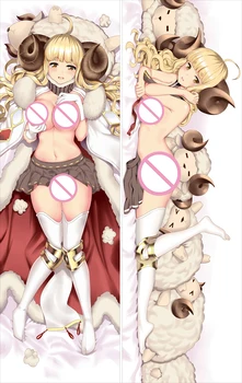 

Anime Granblue Fantasy Yggdrasil Dakimakura Cover Katalina & Ferry & Sophia Bolster Case Alexiel & Djeeta Hugs Body Pillowcase