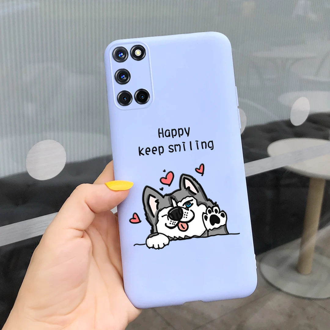 Phone Case For OPPO A52 Case Oppo A72 A92 Silicone Flower Cloud Prnited Back Cover For oppoA52 A 52 72 A92 TPU Bumper Shell Bags cases for oppo cases Cases For OPPO