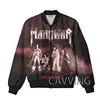 New Fashion Women/Men's 3D Print  Manowar Band Zipper Bomber Jackets Men Overcoat Mens Coat Zip Up Jackets 2
