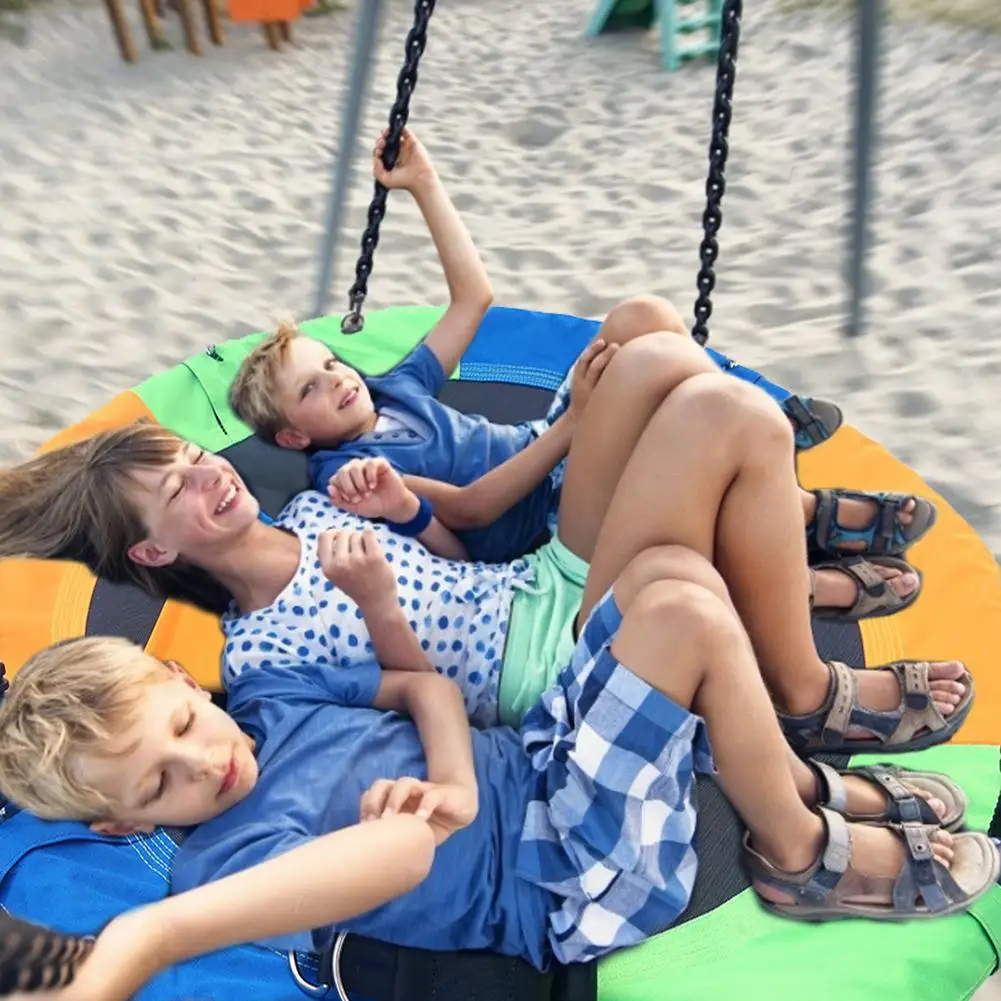 100cm Outdoor Children's Swing 900D Oxford Cloth Round Tree Swing Butterfly Swing Outdoor Toy 2