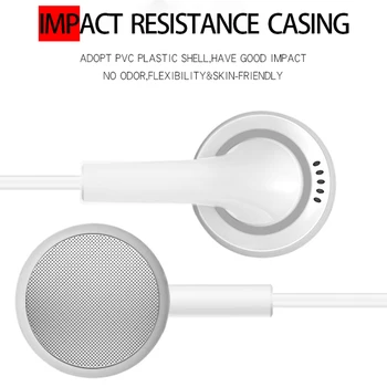 

Portable Universal 3.5mm Wired Music Headsets Earbuds Earphone Stereo Gaming Earphones With Micphone For iPhone Xiaomi Huawei