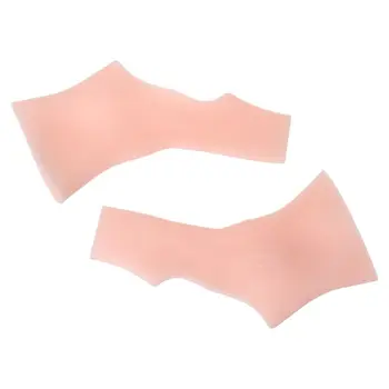 

2Pcs/Pair Silicone Gel Wrist Support Braces Fingerless Compression Gloves Thumb Stabilizer for Pain Relief Arthritis Tendonitis