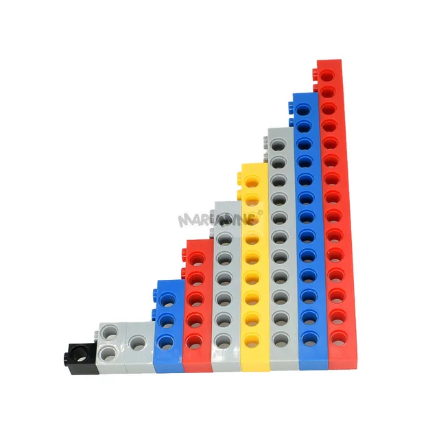 Marumine 1x2 with 2 Holes Technology Brick 32000 Classic Building Blocks Pieces Magic Robot Educational Toys for Starter Kids 4