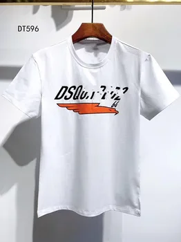 

New DSQ T Shirt Maple Leaf Printed Casual Summer Fashion Cool T-shirt