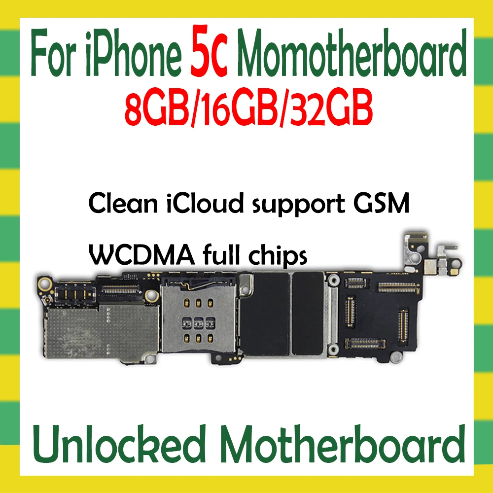 Материнская плата для iPhone 5C 8 ГБ/16 ГБ/32 ГБ с системой замены разблокированная