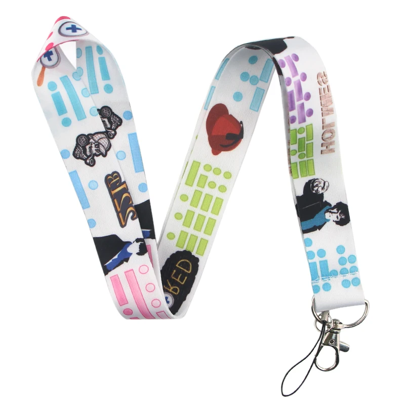 PC214 Sherlock Lanyards ID Badge Holder ID Card Pass Mobile Phone Straps Badge Key Holder Keychain
