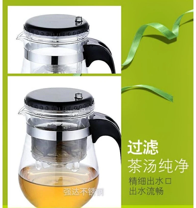 Чайник элегантная чашка стеклянный цветочный чайник Linglong чайная чашка термостойкий фильтр аппарат для приготовления чая для домашнего здоровья t