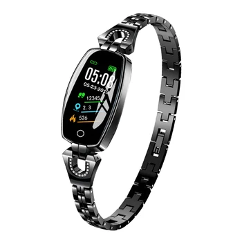 

For H8 Smart Bracelet Women Fitness Heart Rate Remind Blood Pressure IP67 Waterproof Smart Wristband Remote Control Camera