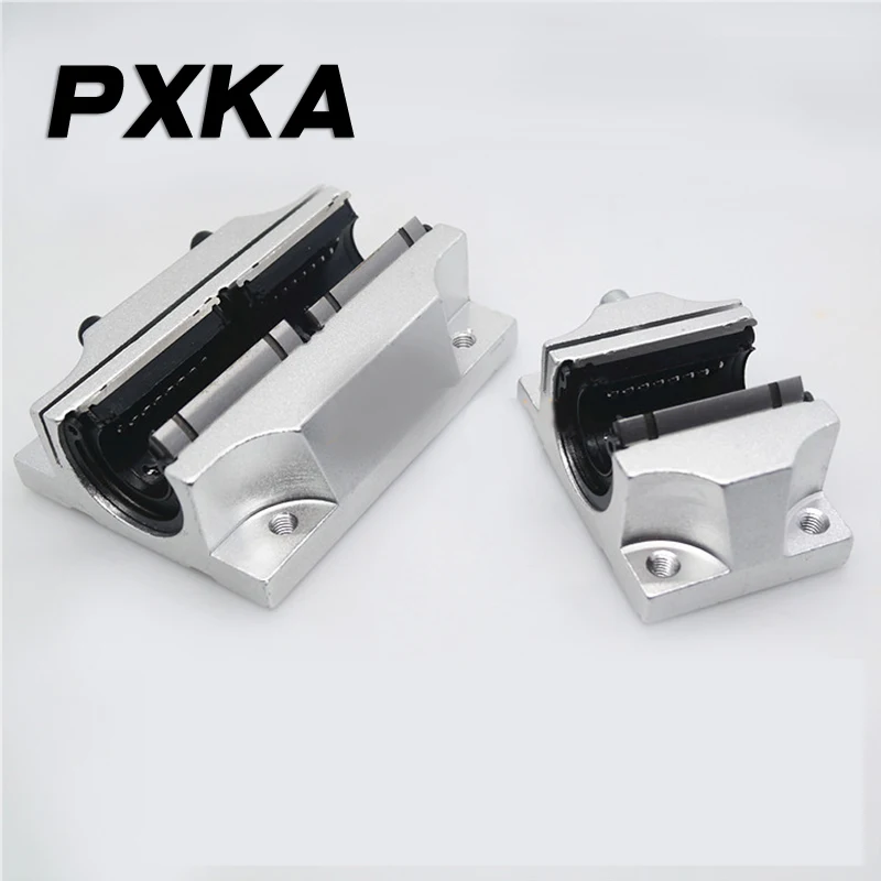 Free shipping high quality TBR linear opening and long slide bearing TBR16 20 25 30UU/LUU flange sliding unit box slider afbeelding