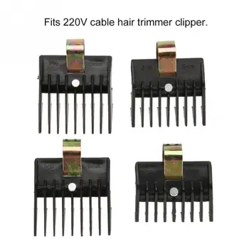 

4Pcs/Set Universal Hook Limit Comb Trimmer Clipper Attachment Guide Comb Barber Styling for Electric Hair Clipper Shaver 4 Sizes