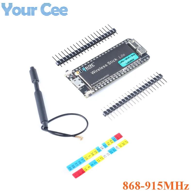 ESP32 SX1276 LoRa макетная плата LoRAWAN wifi Bluetooth макетная плата 433-470 МГц 868-915 МГц для Arduino с антенной - Цвет: 868-915MHz