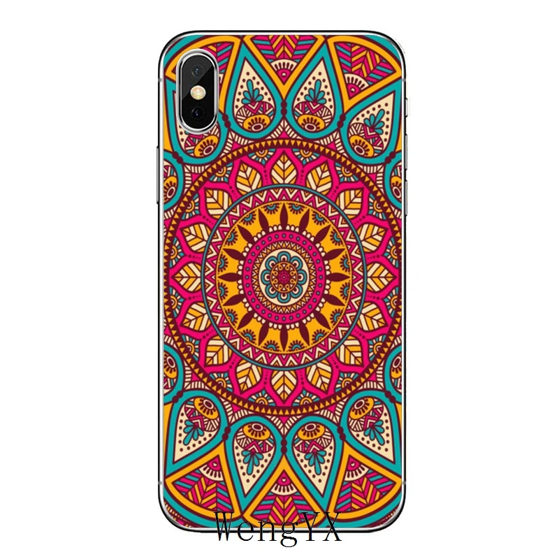 Мандала чакра Йога силиконовый мягкий чехол для iPhone 11 Pro XS Max XR X 8 7 6 6S Plus 5 5S SE - Цвет: Chakra-Yoga-C-05