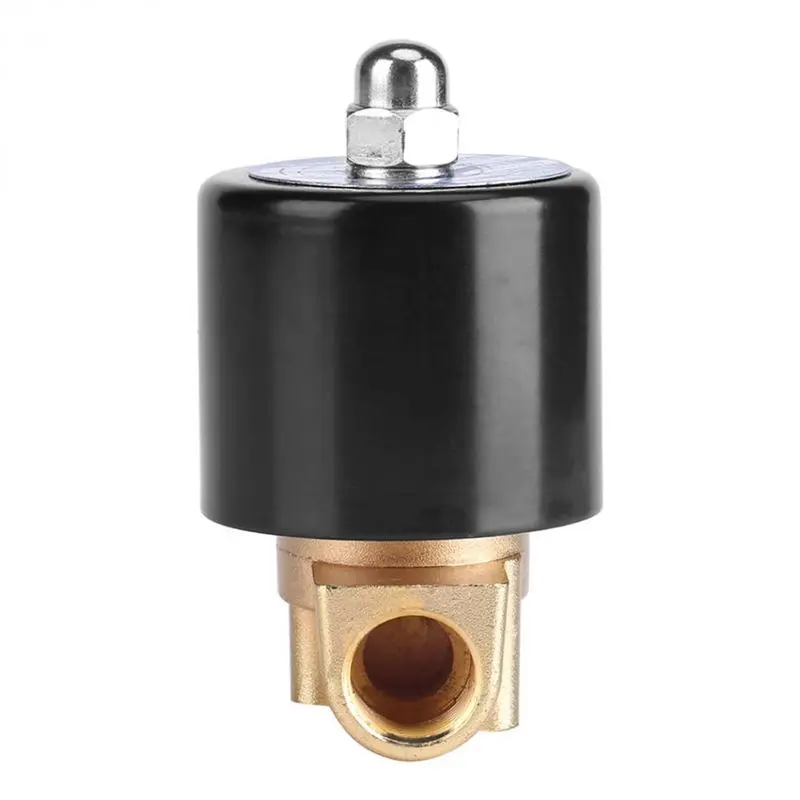 220V DN10 3/8in Электрический нормально закрытый клапан электромагнитный клапан для воды, воздуха на дизельном топливе, керосине внутренний газового ассортимента