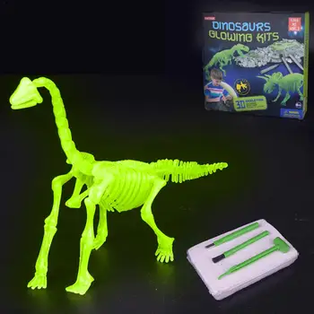 

Luminous Version Dinosaur Archeology Toy DIY Building Dinosaur Toy For Children
