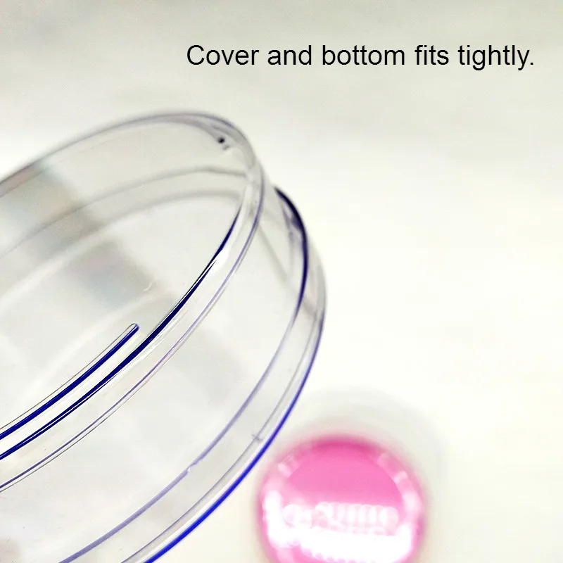 Petri Dishes Petri Dish 90 mm PC Resin Thickened Culture Dish With Lid For LB Plate Yeast 30g Repeated Use Instead Glass Petri Dishes 10/PK