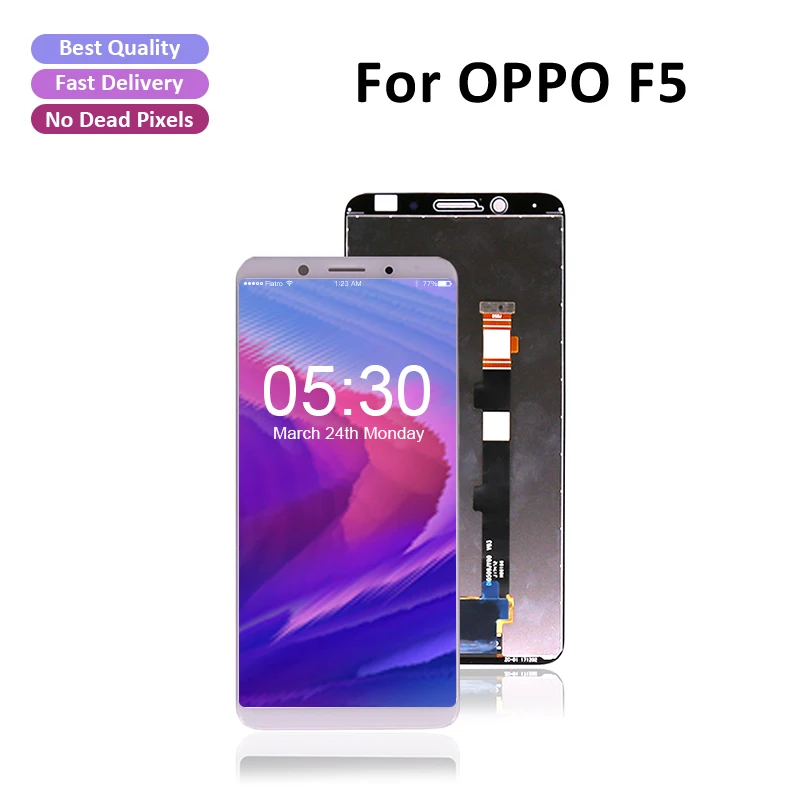 Для OPPO F5 ЖК-дисплей сенсорный экран в сборе дигитайзер сенсор для OPPO F5 экран ЖК-дисплей