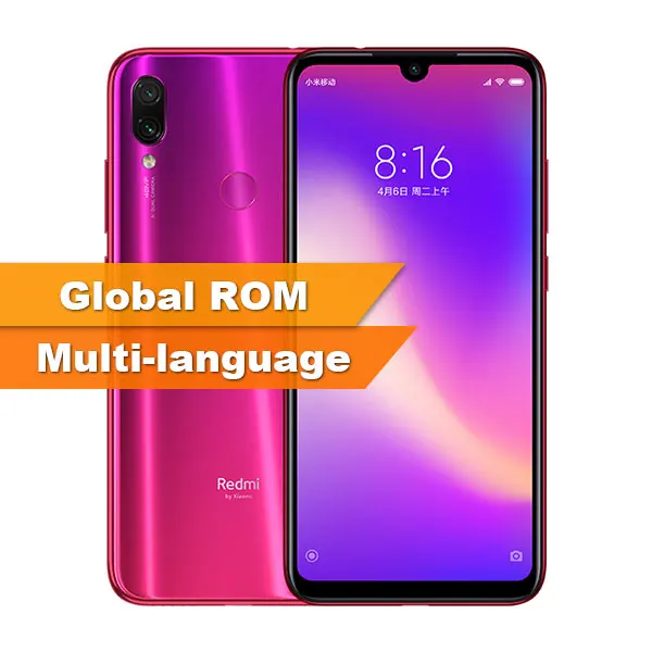 Gold Global ROM Глобальный Встроенная память Xiaomi Redmi Note 7 Pro 6 ГБ 128 Гб Смартфон Snapdragon 675 Octa Core 4000 мАч 6,3 в форме капли с Экран 48+ 13 Мп - Цвет: Gold Global ROM