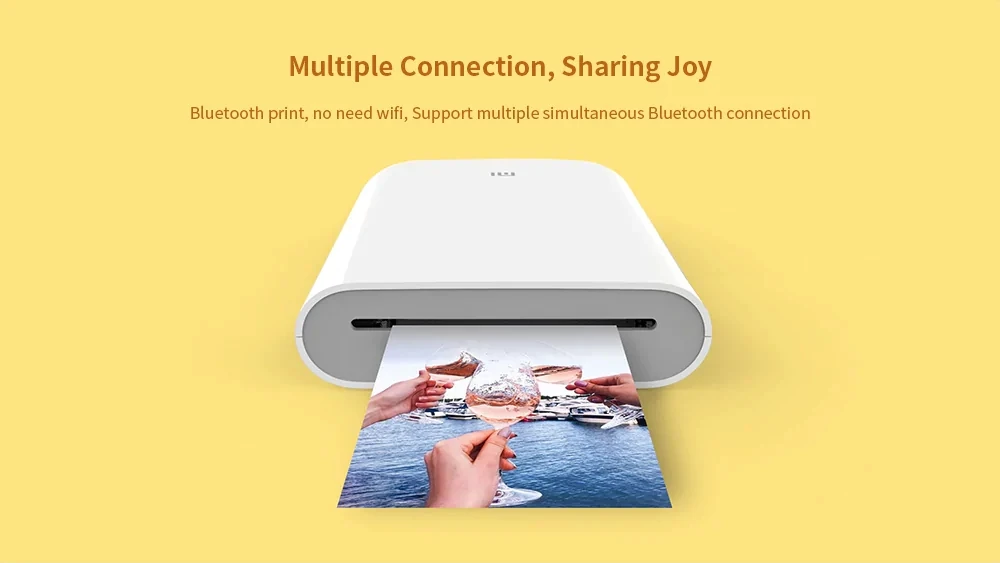 Xiaomi Mijia AR принтер 300 точек/дюйм портативный фото с DIY поделиться 500 мАч изображение видео мини карманный принтер работа с Mijia