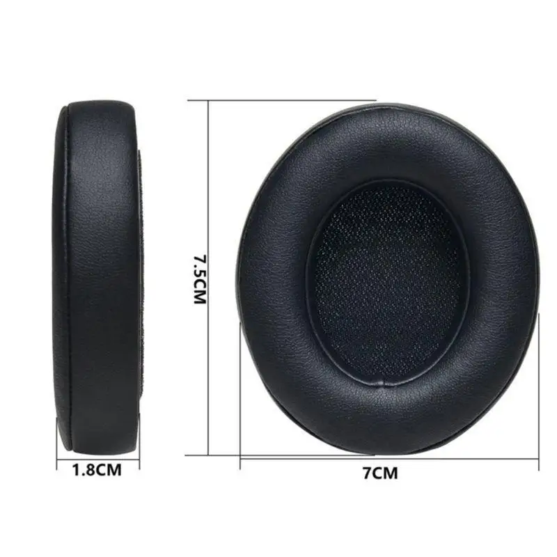Replacement Ear Pads Cushion Audio Cable Cord for Beats By Dr Dre Solo 2 Wired Earphone Headphones Replacement Parts Set