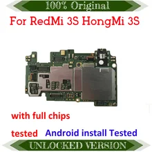 TDHHX полностью Рабочая материнская плата для RedMi 3S HongMi 3S разблокированная оригинальная материнская плата 32 ГБ для HongMi 3S RedMi 3S материнская плата