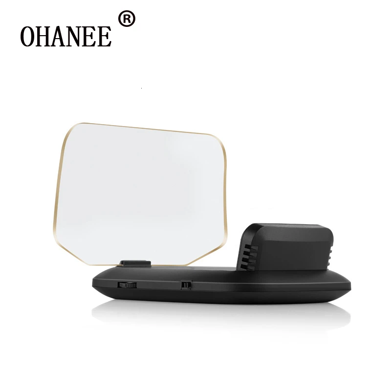 OHANEE C1 HUD автомобильный проектор на голову, скоростной проектор для вождения компьютера, измеритель скорости OBD2 OBDII gps, измеритель скорости, Предупреждение о превышении скорости