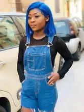 Malaika-peluca recta con corte Bob, pelucas de cabello humano con encaje frontal, 13x4, rojo y azul, brasileño, prearrancado, 180% Remy, pelucas de cabello humano